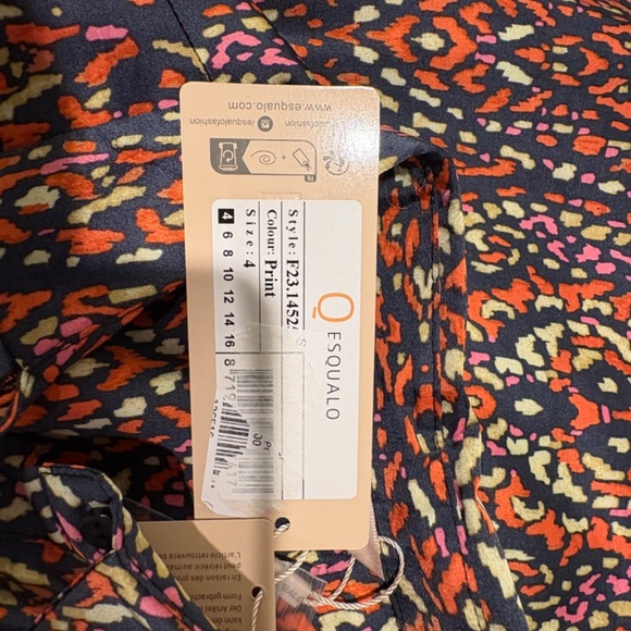 EsQualo DRESS LONG SATEEN REWILDING Size 4 NWT BEAUTIFUL!! - Picture 11 of 12